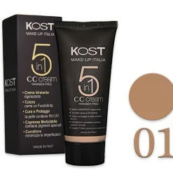 FONDOTINTA 5IN1 CREMA IDRATANTE N01 CORRETTORE UNIFORMANTE PELLE SECCHE MAKE UP