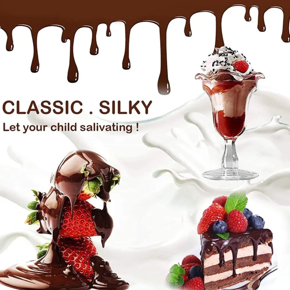 FONTANA CASCATA DI CIOCCOLATO FONDUTA FORMAGGIO ANTIADERENTE DOLCE FESTA PARTY