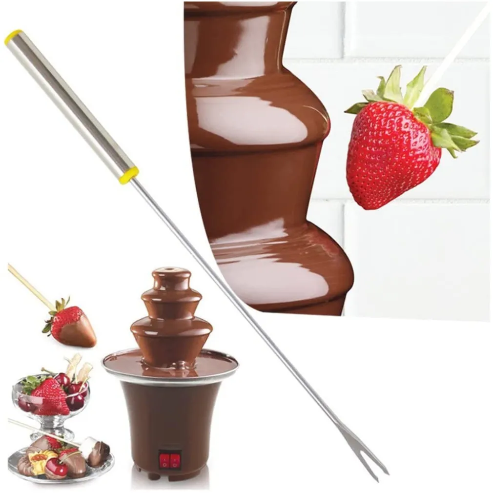 FONTANA CASCATA DI CIOCCOLATO FONDUTA FORMAGGIO ANTIADERENTE DOLCE FESTA PARTY