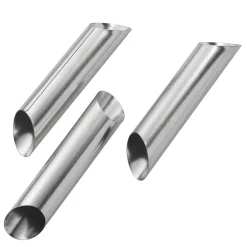 FORME PER CANNOLI IN ACCIAIO SET 3 PEZZI FORMINE STAMPI STAMPO DOLCI CANNOLO