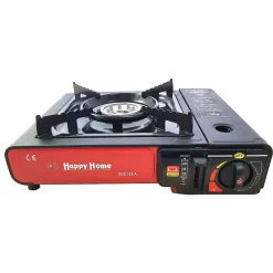 FORNELLO A GAS SINGOLO PORTATILE CON CUSTODIA BDZ-155-A PER CAMPEGGIO HOT POT