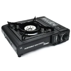 FORNELLO ACCIAIO A GAS Q-WS155 CAMPEGGIO CASA PORTATILE 2900W PIANO COTTURA CUCINA