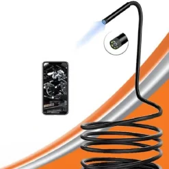 FOTOCAMERA ENDOSCOPIO USB MICROUSB TYPE-C 1.30 MILIONI DI PIXEL CON 6 LED CM2028