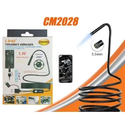 FOTOCAMERA ENDOSCOPIO USB MICROUSB TYPE-C 1.30 MILIONI DI PIXEL CON 6 LED CM2028