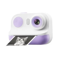 FOTOCAMERA PORTATILE A STAMPA ISTANTANEA PER BAMBINI CON SCHERMO LED ZOOM DIGITALE 6X