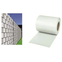FRANGIVISTA ROTOLO BIANCO PVC PER BALCONI RINGHIERE RECINZIONI PROTEZIONE 19CMX35MT 54561