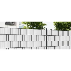 FRANGIVISTA ROTOLO BIANCO PVC PER BALCONI RINGHIERE RECINZIONI PROTEZIONE 19CMX35MT 54561