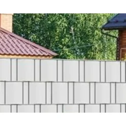 FRANGIVISTA ROTOLO BIANCO PVC PER BALCONI RINGHIERE RECINZIONI PROTEZIONE 19CMX35MT 54561