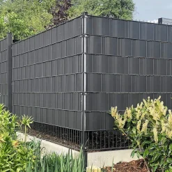 FRANGIVISTA ROTOLO GRIGIO PVC PER BALCONI RINGHIERE RECINZIONI PROTEZIONE 19CMX35MT 77585