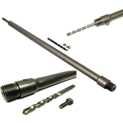 FRESA A TAZZA 110 MM CAROTATRICE CON ASTA SDS PLUS 80 CM CALCESTRUZZO CEMENTO