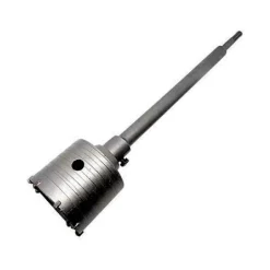 FRESA A TAZZA 110 MM CAROTATRICE CON ASTA SDS PLUS 80 CM CALCESTRUZZO CEMENTO
