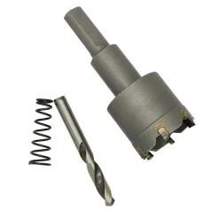 FRESA A TAZZA CON PUNTA PER TRAPANO MURO METALLO LEGNO ACCIAIO DA 20 A 80MM