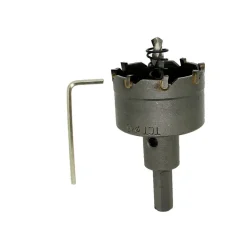 FRESA A TAZZA CON PUNTA PER TRAPANO MURO METALLO LEGNO ACCIAIO DA 20 A 80MM