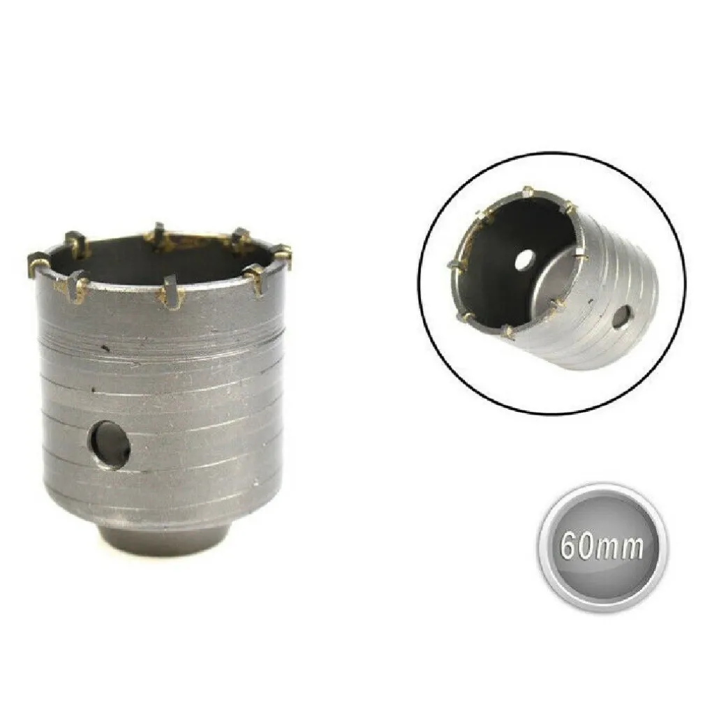 FRESA CAROTATRICE A TAZZA DIAMETRO 60 MM PER MURO FRESE IN ACCIAIO FAI DA TE