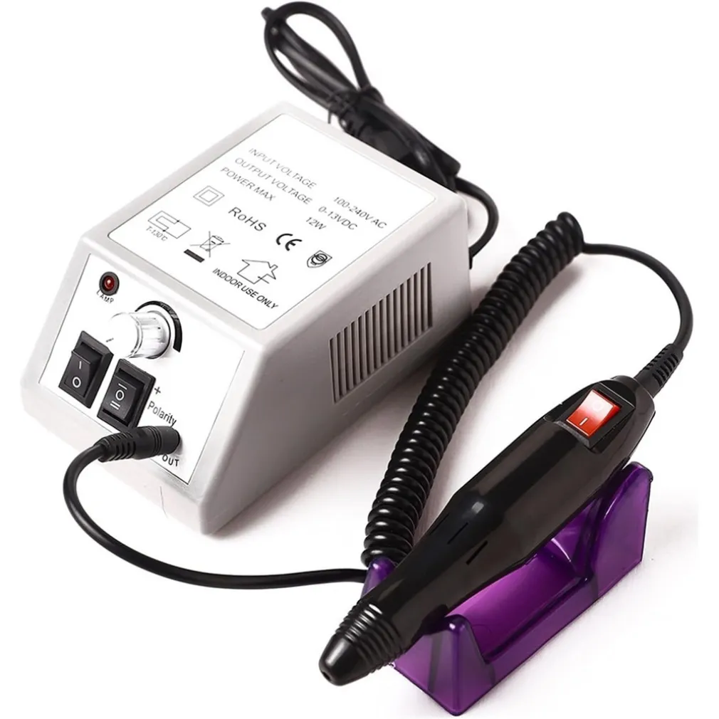 FRESA PER MANICURE 20000 GIRI/MIN ELETTRICO GEL LUCIDATORE PEDICURE SET LIME PER UNGHIE