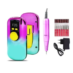 FRESA UNGHIE PORTATILE 35000GIRI RICARICABILE MANICURE PEDICURE NAIL 58W TX-8489
