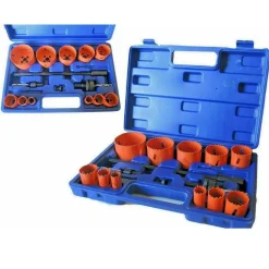 FRESE A TAZZA SEGHE BI METAL FRESA DA TRAPANO PER FERRO LEGNO ALLUMINIO 15PZ