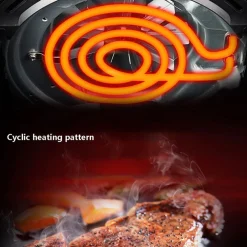 FRIGGITRICE AD ARIA CALDA SENZA OLIO AIRFREYER XL DIGITALE 6 LT PREMIUM 2400 W