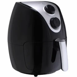 FRIGGITRICE AD ARIA CALDA PROFESSIONALE NERA 1500W 2,8LT SENZA OLIO E GRASSI