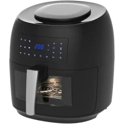 FRIGGITRICE AD ARIA CON OBLÒ DA 7,4LT TEMPERATURA REGOLABILE 9 PROGRAMMI TIMER 1800 W