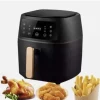 FRIGGITRICE AD ARIA DA 8LT SMART TOUCH SCREEN DIGITALE 2400W NO OLIO VERDURA CARNE PESCE