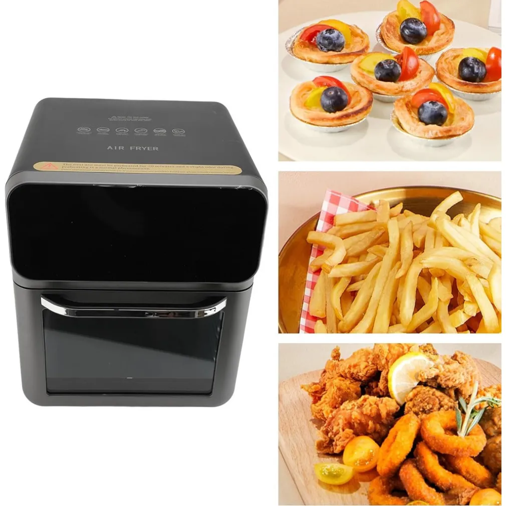 FRIGGITRICE AD ARIA ELETTRICA 15LT FINESTRA FORNELLO MULTIFUNZIONALE CONTROLLO TEMPERATURA