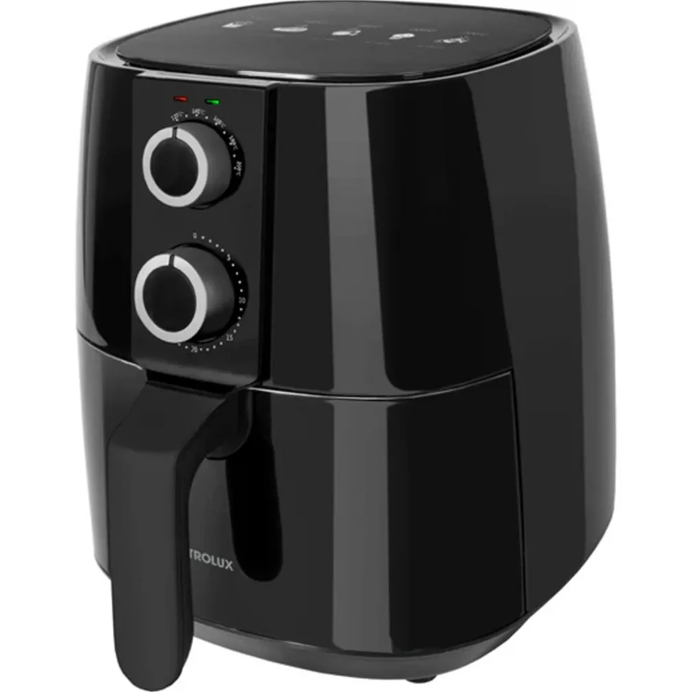 FRIGGITRICE AD ARIA 3,8LT 1450W MANOPOLA TIMER TERMOSTATO REGOLABILE PIEDINI ANTI-SCIVOLO