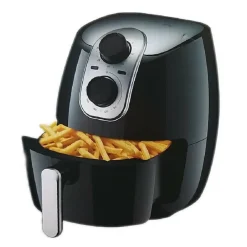 FRIGGITRICE ARIA CALDA ELETTRICA SENZA OLIO COTTURA SANA GRILL 4LT 1500 WATT