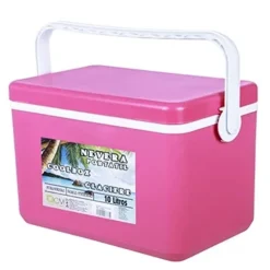 FRIGO BORSA TERMICA FRIGORIFERO PORTATILE CON COPERCHIO PIATTO DA 10 LT CON MANIGLIA