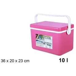 FRIGO BORSA TERMICA FRIGORIFERO PORTATILE CON COPERCHIO PIATTO DA 10 LT CON MANIGLIA