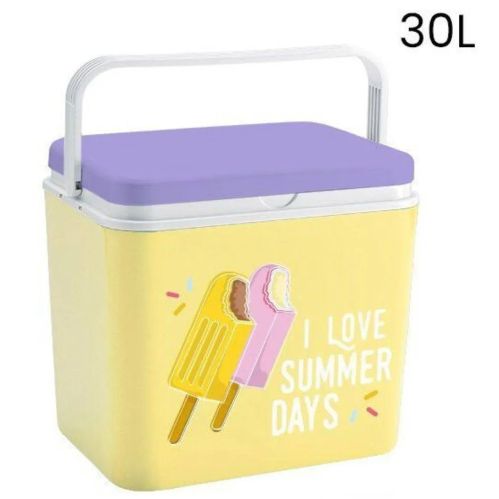 FRIGO PORTATILE BORSA TERMICA FANTASIA GELATO 30L CAMPEGGIO ESTATE SPIAGGIA