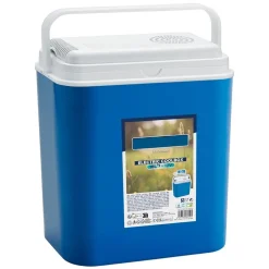 FRIGORIFERO ELETTRICO 12V 18LT BORSA TERMICA BLU/BIANCO PER VIAGGI PICNIC CAMPEGGIO 860195