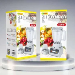 FRULLATORE 2 IN 1  AD ALTA VELOCITÀ 600WATT CAPACITÀ 1,5LT LAME IN TITANIO Q-PB1