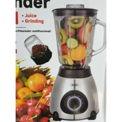 FRULLATORE 2 IN 1 PULSE LAMA ACCIAIO 1000W BROCCA VETRO 1,5LT + 1 PICCOLA Q-FR60