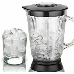 FRULLATORE 2 IN 1 PULSE LAMA ACCIAIO 1000W BROCCA VETRO 1,5LT + 1 PICCOLA Q-FR60