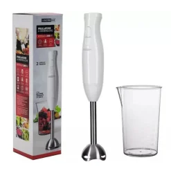 FRULLATORE A IMMERSIONE 200W CON BICCHIERE 500ML TRITATUTTO 2 VELOCITA’ MIXER FRUTTA