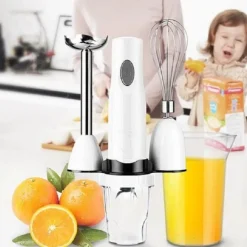 FRULLATORE AD IMMERSIONE 4 IN 1 150 W INTEGRATORE ALIMENTARE PER BAMBINI Q-B1