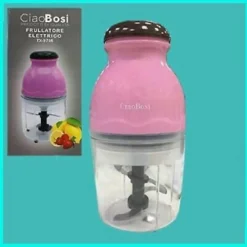 FRULLATORE ELETTRICO A PRESSIONE PORTATILE TRITATUTTO FRUTTA VERDURA CARNE TX-9746