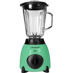 FRULLATORE ELETTRICO DESIGN ELEGANTE FUNZIONALE RETRÒ 400W 2 VELOCITÀ BROCCA VETRO 1,5LT