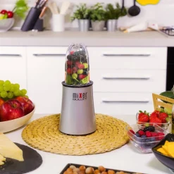 FRULLATORE MIXER BULLET ROBOT 21 PEZZI CON KIT CENTRIFUGA TRITATUTTO ELETTRICO