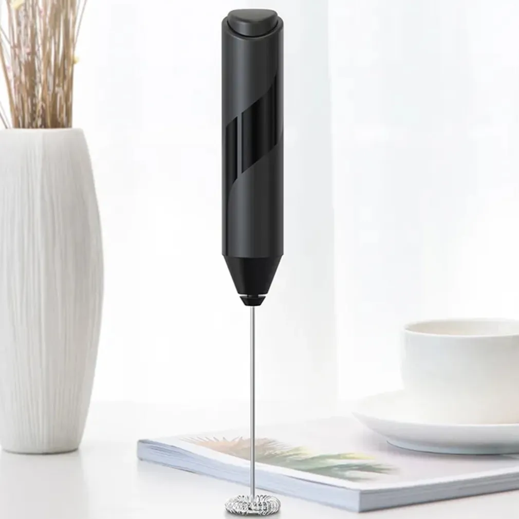 FRULLINO MONTALATTE SCHIUMALATTE SCHIUMINO PER CAPPUCCINO CAFFè LATTE A BATTERIA