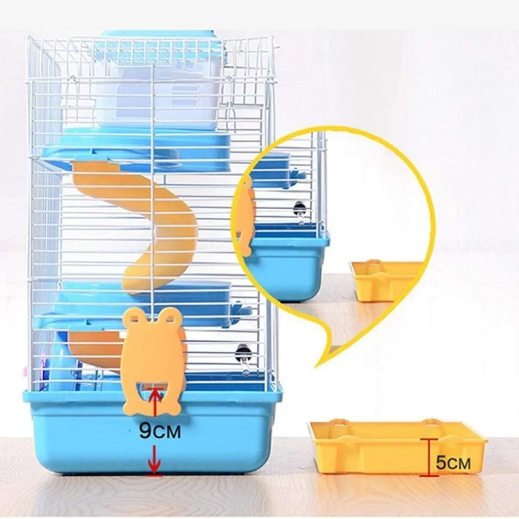 GABBIA PER CRICETI CRICETO PORTATILE CASA A PIÙ LIVELLI IN PLASTICA 23X17X45 CM