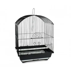 GABBIA PER UCCELLI 43.5 X 28.5 X 22 CM DI PICCOLE DIMENSIONI MANGIATOIE INCLUSE