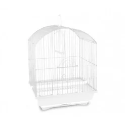 GABBIA PER UCCELLI 43.5 X 28.5 X 22 CM DI PICCOLE DIMENSIONI MANGIATOIE INCLUSE