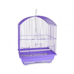 GABBIA PER UCCELLI 43.5 X 28.5 X 22 CM DI PICCOLE DIMENSIONI MANGIATOIE INCLUSE