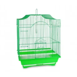 GABBIA PER UCCELLI 49.5 X 34 X 27.5 CM DI PICCOLE DIMENSIONI MANGIATOIE INCLUSE