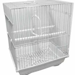 GABBIA PER UCCELLI GABBIETTA CANARINI COLORI ASSORTITI 27X34X22 CM QUADRATA