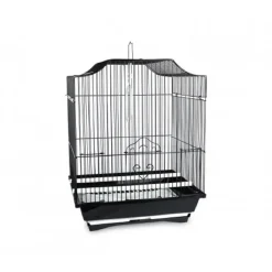 GABBIA UCCELLI DI PICCOLE DIMENSIONI FLY 43.5 X 28.5 X 22 CM DUE MANGIATOIE