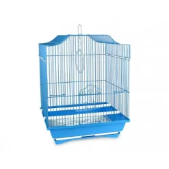 GABBIA UCCELLI DI PICCOLE DIMENSIONI FLY 43.5 X 28.5 X 22 CM DUE MANGIATOIE