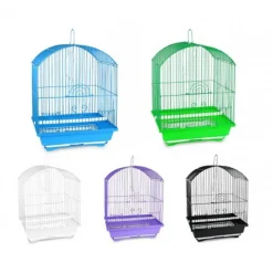 GABBIA UCCELLI DI PICCOLE DIMENSIONI KITTY 49.5 X 34 X 27.5 CM DUE MANGIATOIE